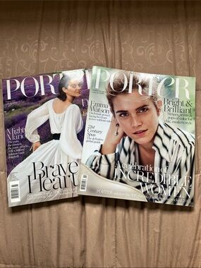 PORTER Winter 2015 Issues 11 & 12 Marion Cotillard Emma Watson**